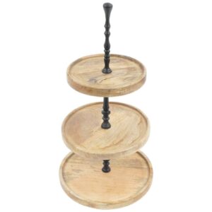 Etagere Holz/Eisen 3-lagig VE 2