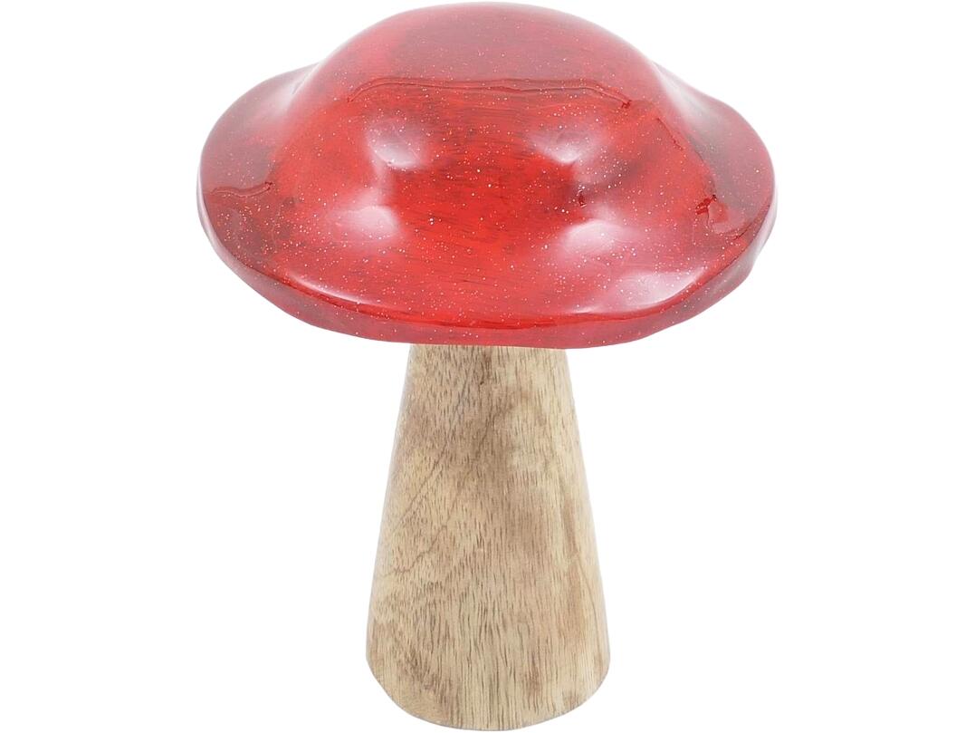 Fliegenpilz Holz 16 cm hoch VE 24