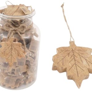 Blatt natur 7 cm zum Hängen VE 96