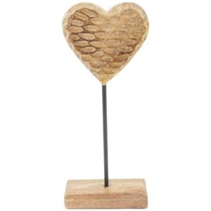 Dekoherz aus Holz 33 x 13 cm VE 12