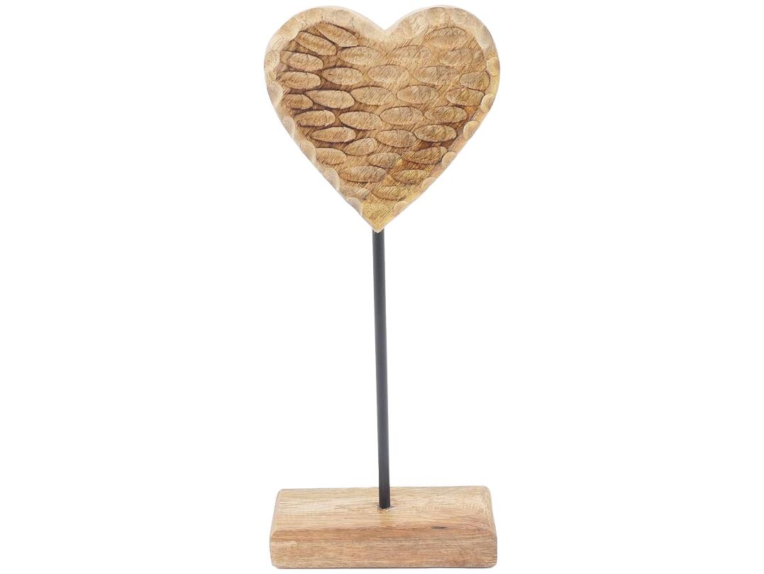 Dekoherz aus Holz 33 x 13 cm VE 12