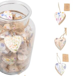 Herz aus Holz zum hängen VE 120