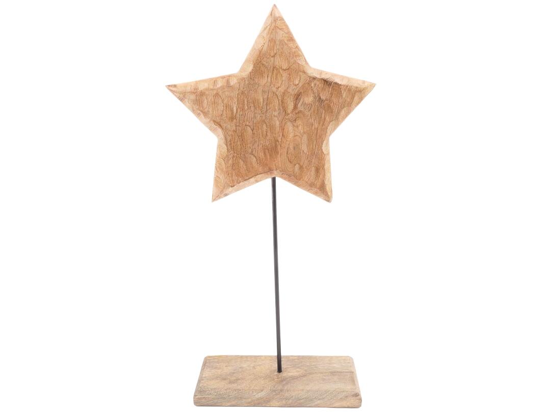 Dekostern aus Holz 39 x 20 cm VE 16