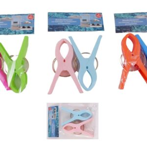 Strandtuchklammern 2er Pack VE 48