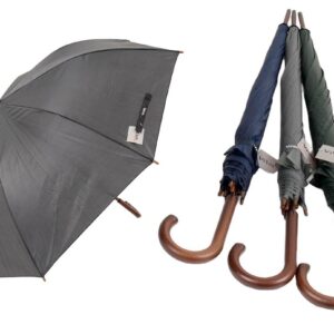 Regenschirm mit Holzgriff, Autom Ø 140 cm VE 12