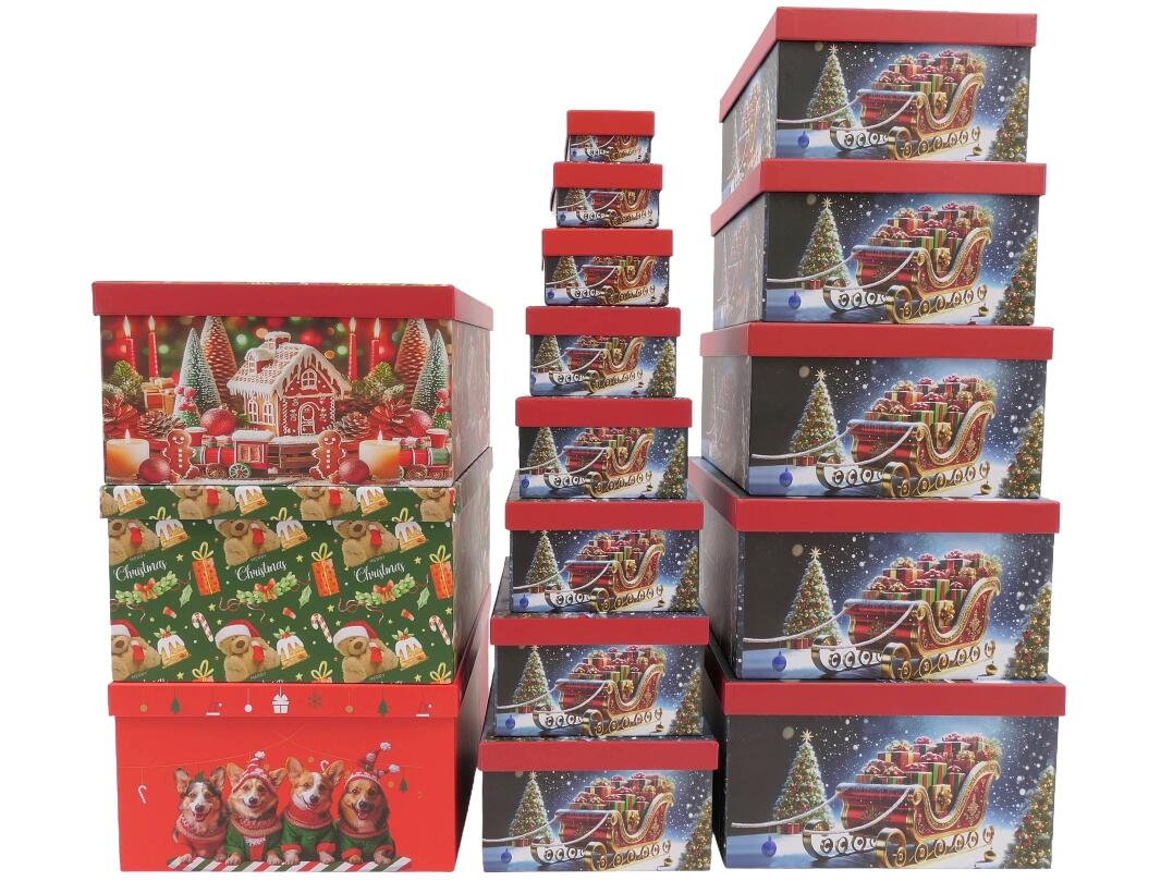 Geschenkbox "Weihnachten" 13er VE 4