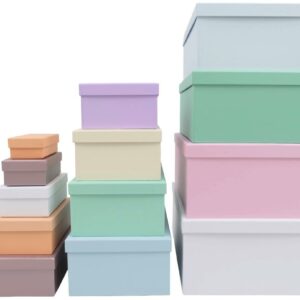 Geschenkbox "Uni Bunt" 13er VE 4