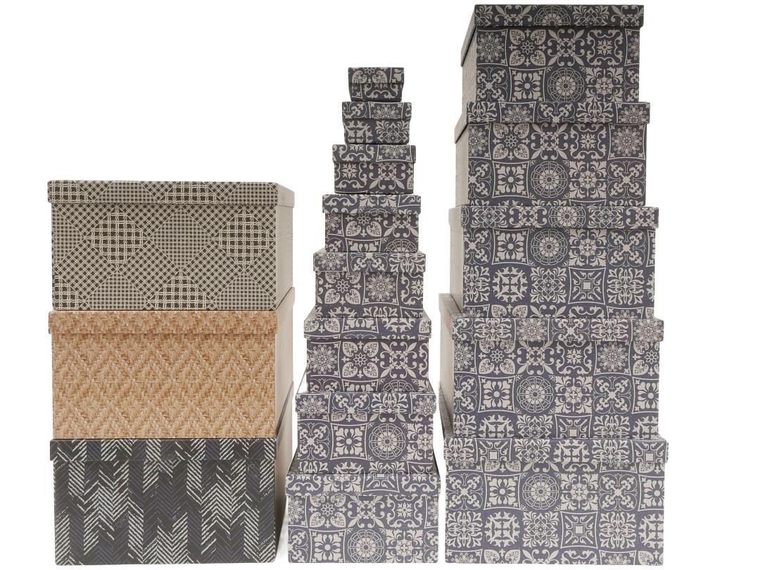 Geschenkbox "geometrische Motive" 13er VE 4
