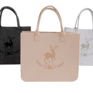 Einkaufstasche Filz ca. 38 x 19 x 32 cm VE 24