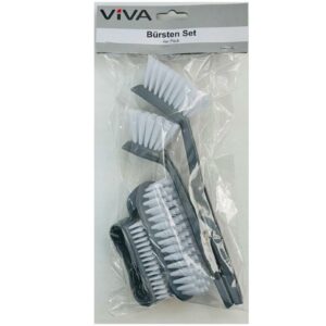 Bürsten-Set 4er Set weiß - grau VE 48