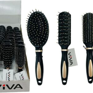 Haarbürste, 3 fach sortiert im Display VE 48