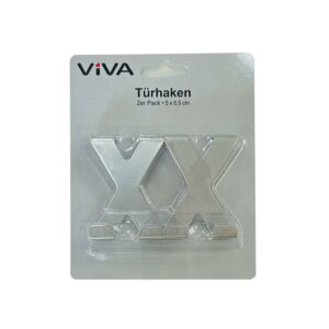 Türhaken 2er Pack VE 48