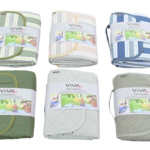 Picknick Decke 140 x 180 cm gemustert VE 12