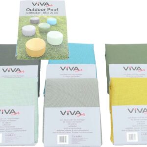 Pouf garngefärbt VE 12