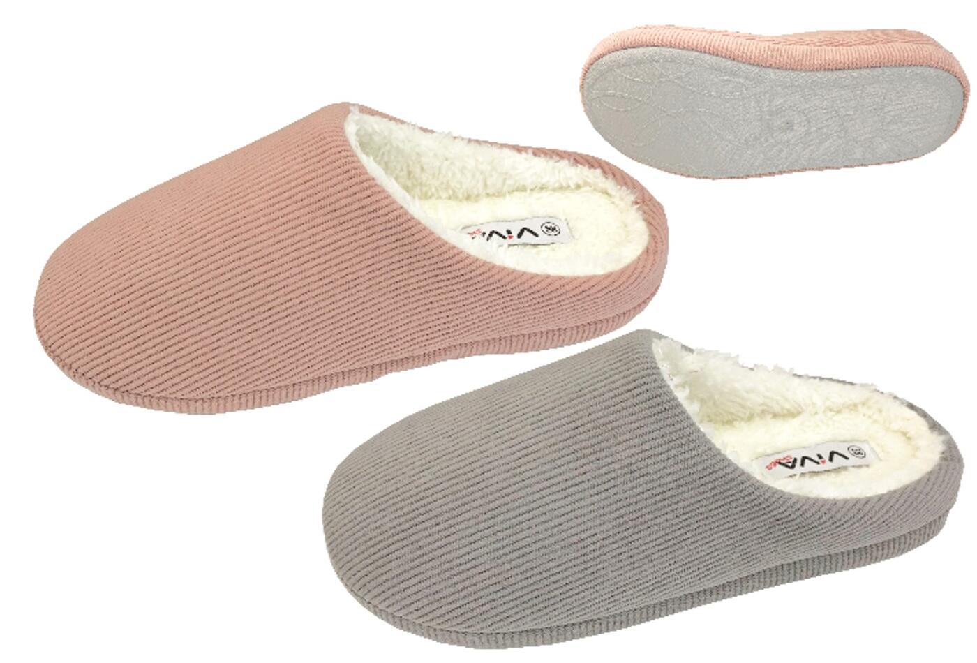 Da Hausschuhe Cord 36 - 41 VE 12