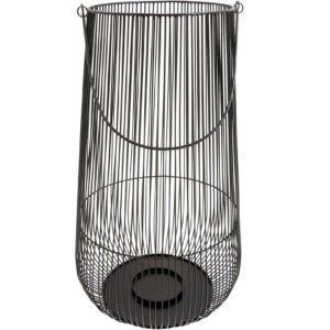 Windlicht Metall mit Henkel VE 1