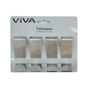 Türhaken Set 4er Pack VE 48/24