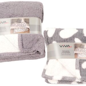 Wohndecke Lammfelloptik 150 x 200 cm VE 6