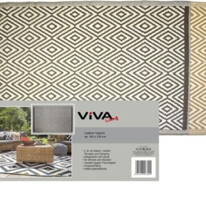 Outdoor Teppich 160 x 230 cm Raute VE 12