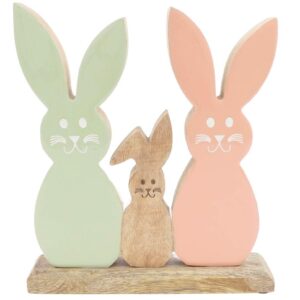 Dekohasen 3er aus Mangoholz VE 24