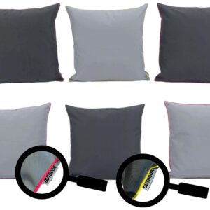 Dekokissen Outdoor uni mit Paspel 45 x 45 cm VE 12
