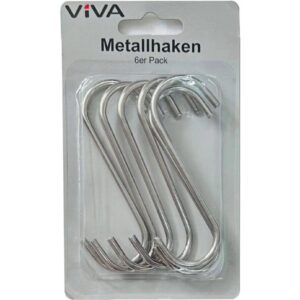 Metallhaken-Set 9 cm 6er Pack VE 72