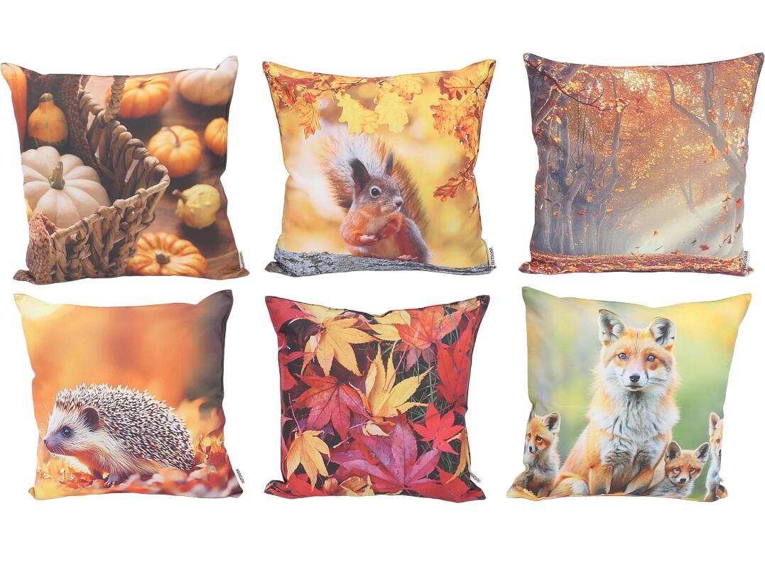 Dekokissen OUTDOOR "Herbst" 45 x 45 cm VE 12