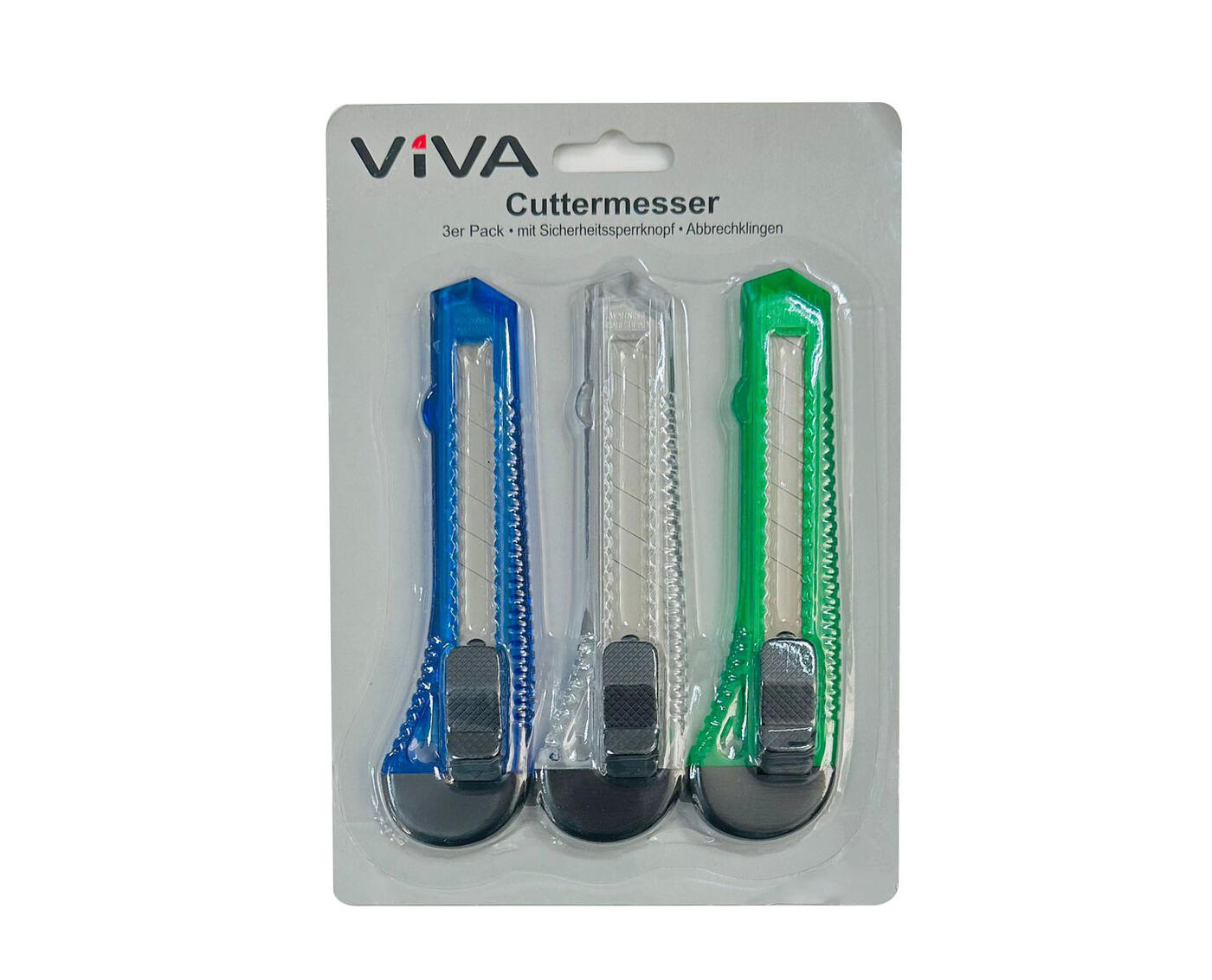 Cuttermesser-Set 3tlg. VE 48/24