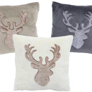 Dekokissen Flanell, 45 x 45 cm Hirsch VE 12