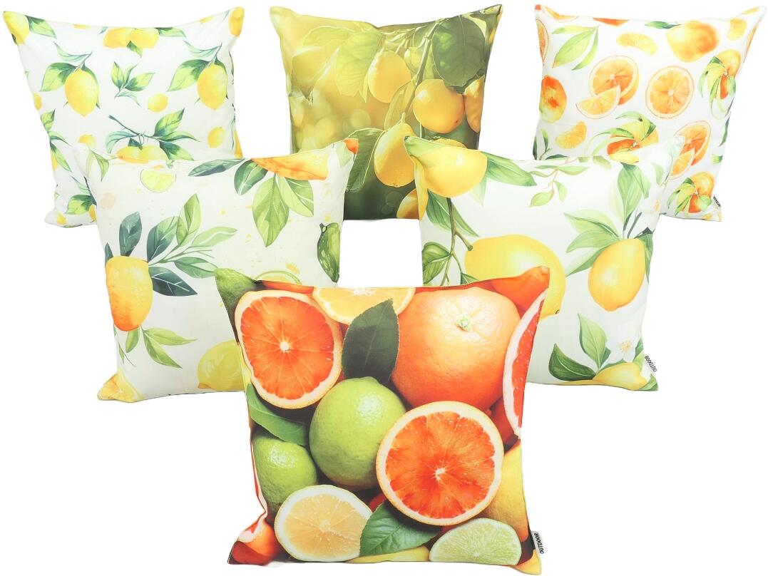 Dekokissen OUTDOOR "Zitrone" 45 x 45 cm VE 12