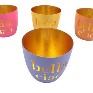 Teelichthalter Eisen Bella Ciao Ø 10 cm VE 36