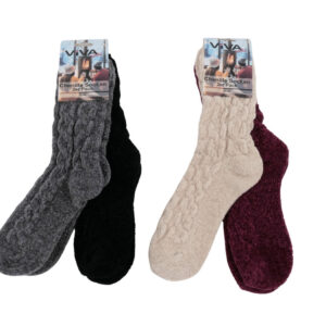 Da. Chenille Socken 2er 35/38 - 39/42 VE 12