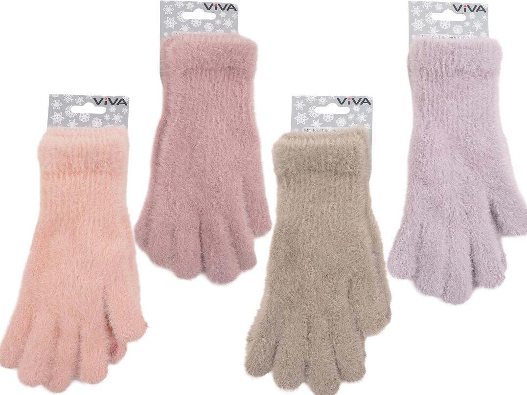 Da Strickhandschuhe flauschig, VE40