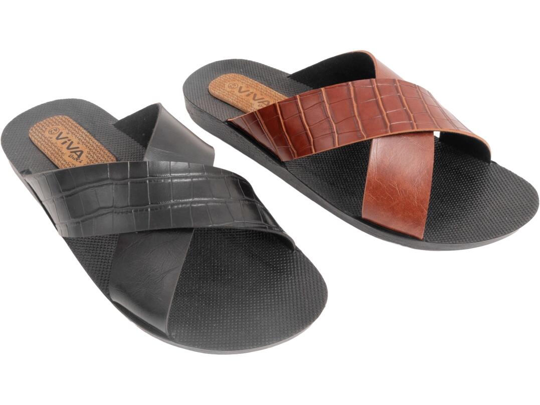 He Slipper Kreuzband kroko 41 - 46 VE 12